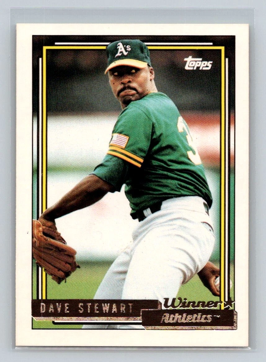 Dave Stewart trading card