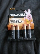 Duracell Plus Power AA Alkaline Batteries MN1500 LR6 1.5V – Pack of 4