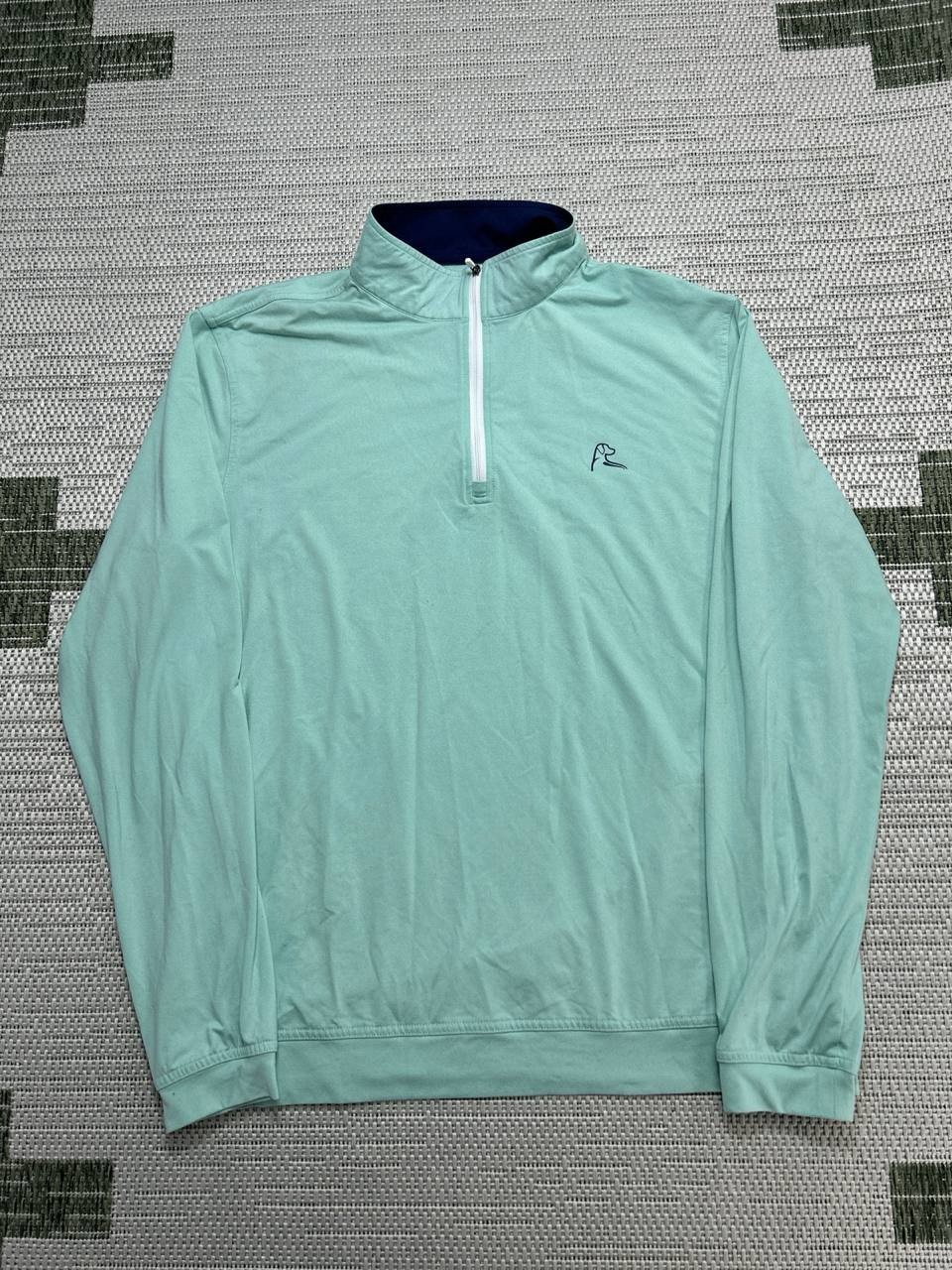 Rhoback Performance Sweater Men Medium Green Stre… - image 2