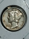 1944 Mercury Dime 10c Circulated 90% Silver Coin Philadelphia Mint