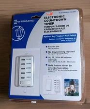 Intermatic E1210WC Electronic Countdown Timer Switch 10, 20, 30, 60 Mins