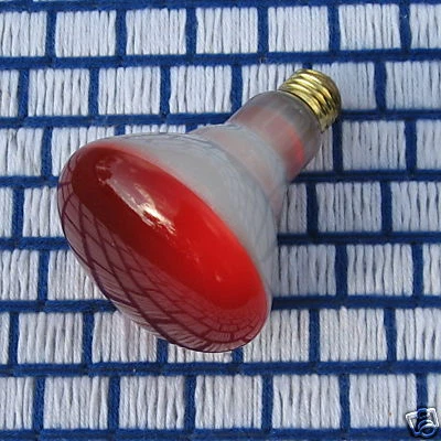 NEW 65w regular base BR30 RED R30 FLOOD LIGHT BULB 65 watt 65BR30 long life 130V - Image 3 of 3
