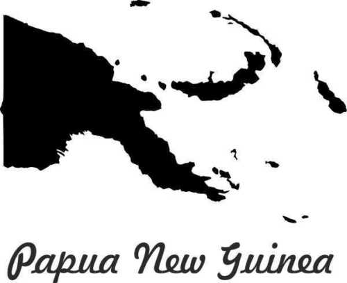 2x Auto Aufkleber Papua-Neuguinea, Papua New Guinea 11cm (4.3") Sticker Decal - Afbeelding 1 van 1