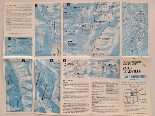 Mapa de esquiador de fondo - Vail - Leadville, Colorado 403 - Imagen 3 de 6
