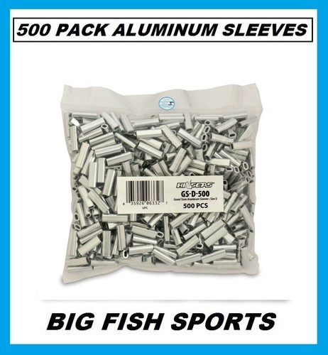 Manicotti Alluminio 0.8 Mm 500 Pezzi 500 Manicotti In Alluminio HI-SEAS Grand Slam Taglia J (0.8mm) - Per Pesca - GS-J-500 Asem Hmi - Foto 9