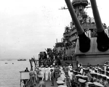 Japan Signing Surrender USS Missouri 8"x 10" WW II WW2 Photo Picture 724