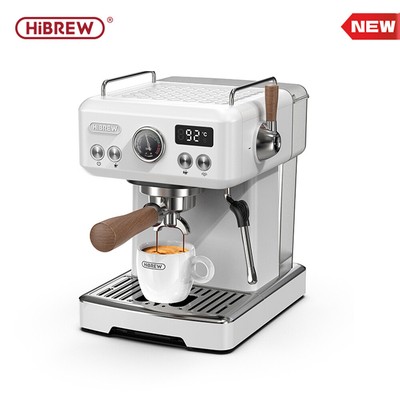 HiBREW Semi Automatic Espresso Coffee Machine DIY 20Bar For Cappuccino & Latte