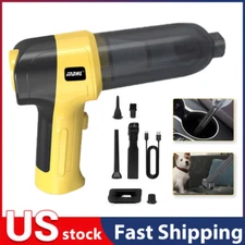 4in1 Upgrade CarVacuum Cleaner Air Blower Wireless Handheld Rechargeable Mini YQ