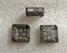 20 Pin PLCC  Socket - McKenzie - Surface Mount - NEW - THREE Pieces