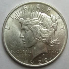 1922 Silver Peace Dollar -UNC- (#38c)