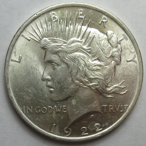 1922 Silver Peace Dollar -UNC- (#38c)
