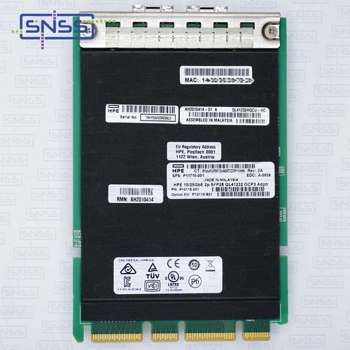 HPE 10/25 GB QL41232HQC SFP28 OCP3 ADATTATORE P10118-B21 P11710-001 IVA esclusa â £290,83 - Foto 3 di 3