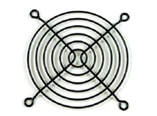 100 x 80mm Wire Computer Case Fan Grill / Finger Guard - Black