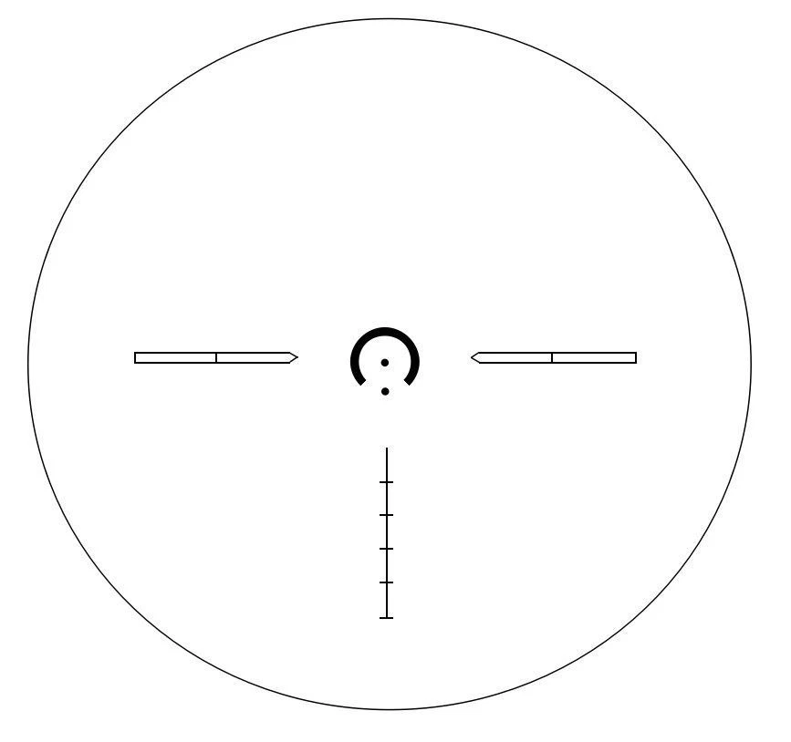 Visionking 1-8x24 Rifle Scope Military target Hunting Optics 1cm 0.1 mil/click - Image 2 of 4