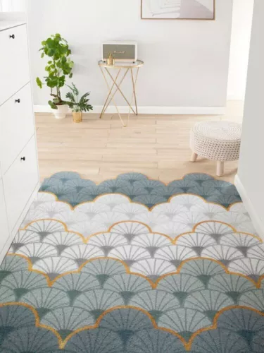 Floor Rug Non-Slip Welcome Carpet Durable Rubber Door Mats Low-Profile Heavy Rug - Picture 2 of 36