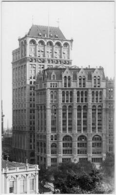 Manhattan NY the Times Building Park Row opposite City Hall Pa- 1900 Old Photo