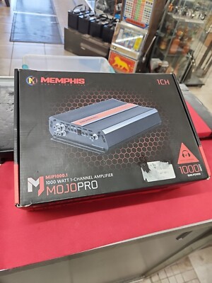 Memphis MJP1000.1 1000 WATT 1-CH. Monoblock MOJO PRO Series Car Audio Amplifier!