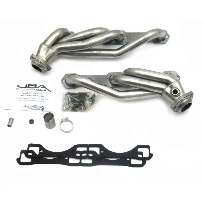JBA para Chevrolet Blazer 92-95 5,0 L/5,7 L sin A.I.R. Primary Raw 409SS de 1-1/2 pulgada Foto 2 de 4