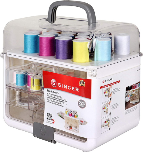 Kit de costura y organizador de manualidades Sew-It-Goes, 224 piezas - Picture 2 of 11