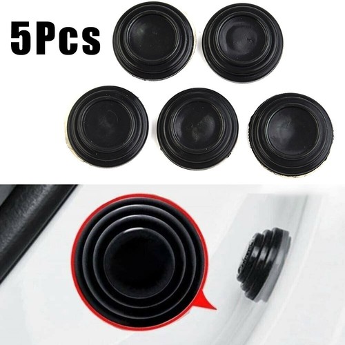 5 Pcs New Car Door Shock Absorber Sticker Silicone Gasket Soundproof