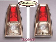 66-67 Chevy Ii Nova Tail Light Lamp Back Up Assembly Pair