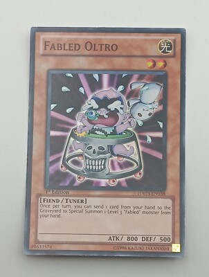Yu-Gi-Oh! Einzelkarte Fabled Oltro bespielt