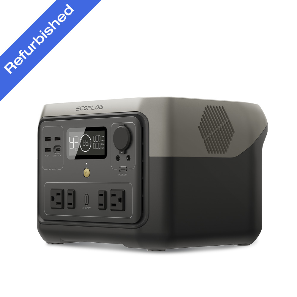 Urgent! 1,182+ Kelowna Homes Without Power! 15 Ecoflow River 2 Max Power Station 512Wh Lfp Generator Certified Refurbished