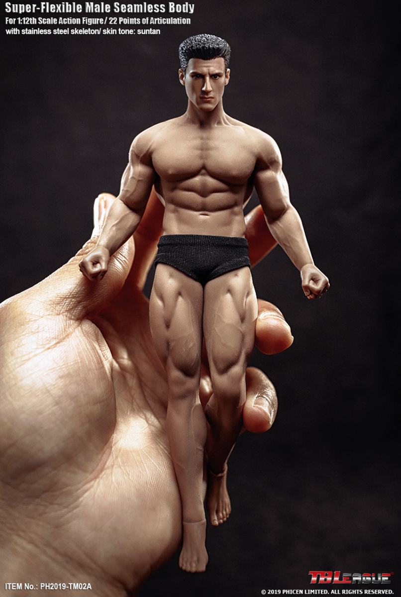 TBLeague PHICEN 1/12 male Seamless Body TM01A TM02A 6