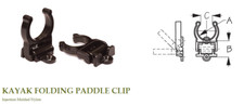 SEA-ELECT DESIGNS faltbarer Paddelclip - für Kanu/Kajak/Boot
