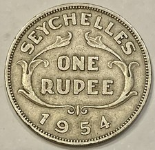 Seychelles 1 Rupee 1954: A Rare and Valuable Coin from the British Colonial Peri