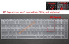 US Keyboard Skin Cover for HP 17-cn  17-cp  15-eg  15-eh  15t-er  15-er 