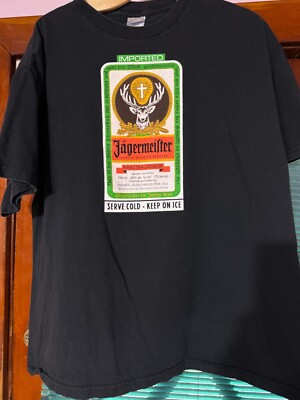 Vintage Jagermeister Music Tour Band T Shirt Mens Size (XL Vintage Jagermeister Music Tour Band T Shirt Mens Size (XL
