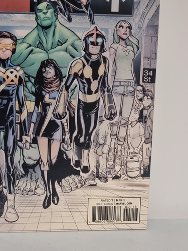 Champions #1 - Partial Sketch Variant by Ramos - Marvel Comics 2016 NM- - Imagen 4 de 6