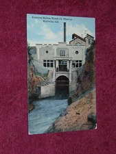 ORIGINAL CIRCA 1915 POSTED POSTCARD "EXTERIOR HOLTON POWER PLANT, HOLTVILLE, CA"