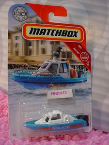 matchbox police boat