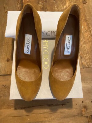 Jimmy Choo Caramel Laria Block heels Size 37