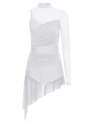 Women Dress Modern Dancewear Gymnastics Leotard Dance Costume Latin Lyrical - Picture 82 of 86