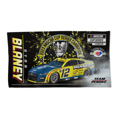 Ryan Blaney WinCraft 2023 NASCAR Cup Series Champion Locker Room 22'' x 42'' NEW