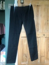 Prada straight leg trousers black dark denim UK size 6 NEW WITH TAGS