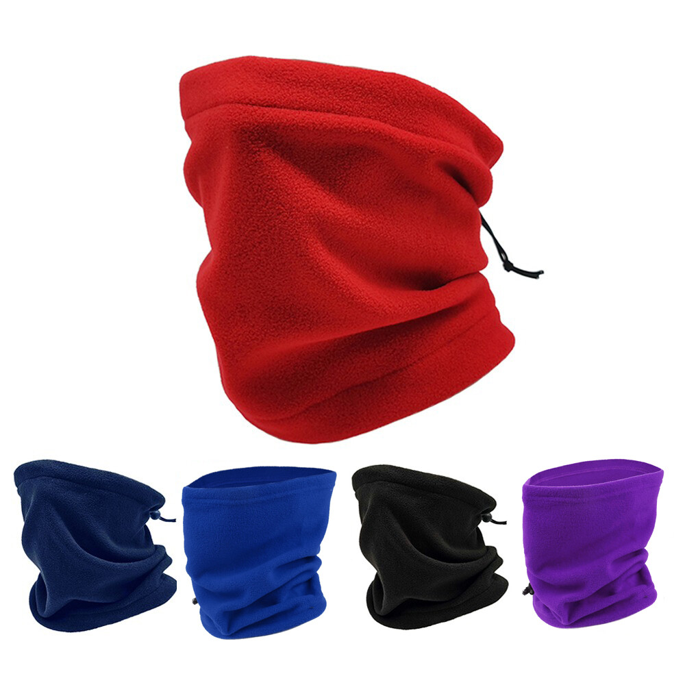 Winter Fleece Neck Warmer Gaiter Outdoor Ski Half Face Mask Cycling Sports  Scarf
