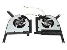 Original Pair of CPU+GPU Laptop Fan 13NR09F0T01011 13NR09J0T01011 DC 12V 1A 