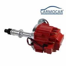 HEI One Wire Distributor For Pontiac 301 326 389 400 421 428 455 V8 Red Cap Comp