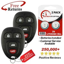 2 For 2005 2006 2007 2008 Pontiac Grand Prix Keyless Entry Remote Key Fob