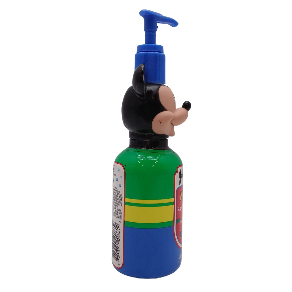 VTG 1995 Johnson’s Mickey Mouse Hand Soap 8oz Disney Antibacterial Pump Bottle - Image 3 of 4