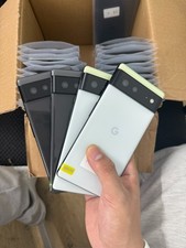90-95 N ew Google Pixel 6 8GB 128GB Black/White Unlocked Used Good Condition