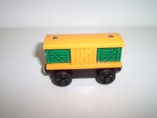 Thomas Friends Wooden Train by Learning Curve Yellow Box Car