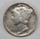 1921 D Mercury Dime 90% Silver Denver Actual Coin Pictured