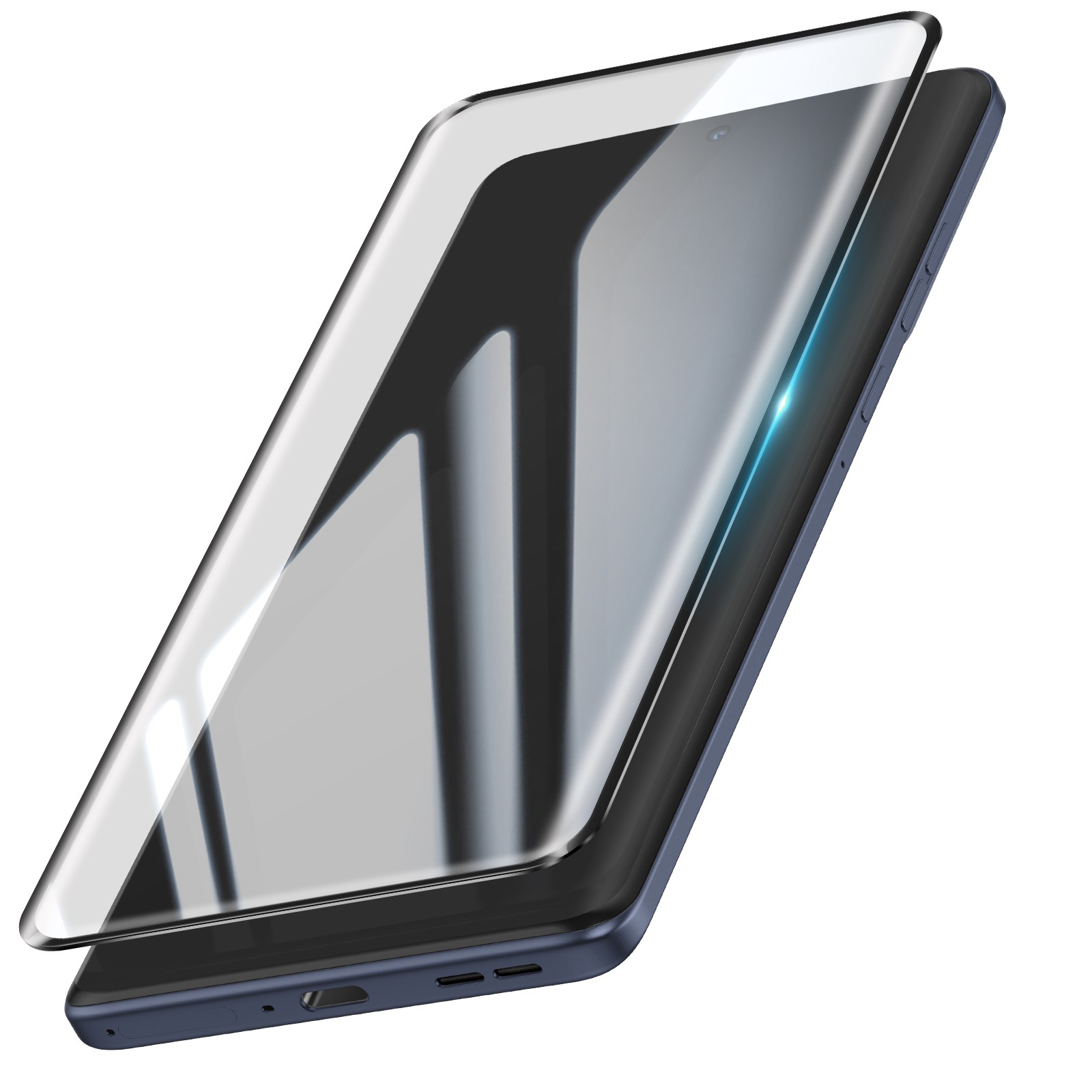 Verre trempé pour Edge 60 Fusion Edge incolore protection écran antichoc Avizar