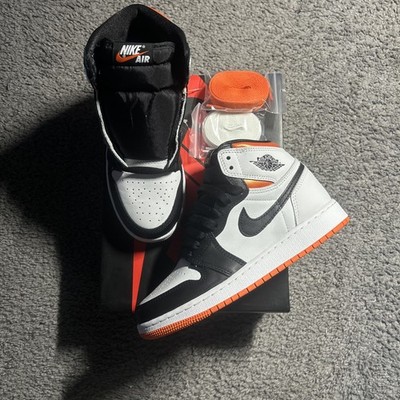 Air Jordan 1 High Electro Orange Size 4Y575441-180 Youth