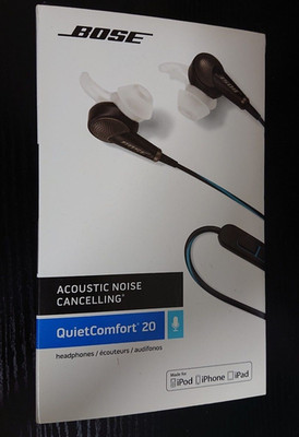 Bose QuietComfort 20 (QC20) Wired Noise Cancelling Kopfhörer Schwarz Geschmac...